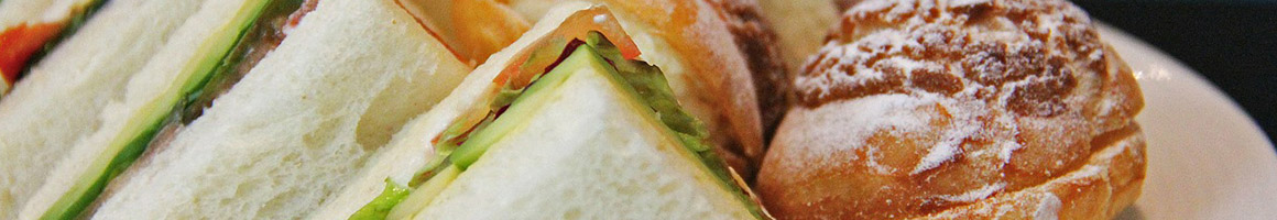 Eating Sandwich at Guy & Gallard Restaurant restaurant in New York, NY.